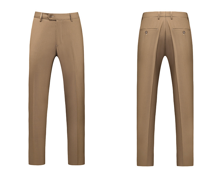 2025 Spring And Autumn New Men's Large Business Suit Two Piece Solid Color Casual Suit_voghion.com