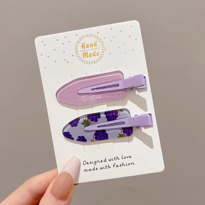 2025 verano pasador de cabello de dopamina colorido lindo frente dulce brocas de cabello rotas no lastimas brocas de cabello adornamientos para el cabello