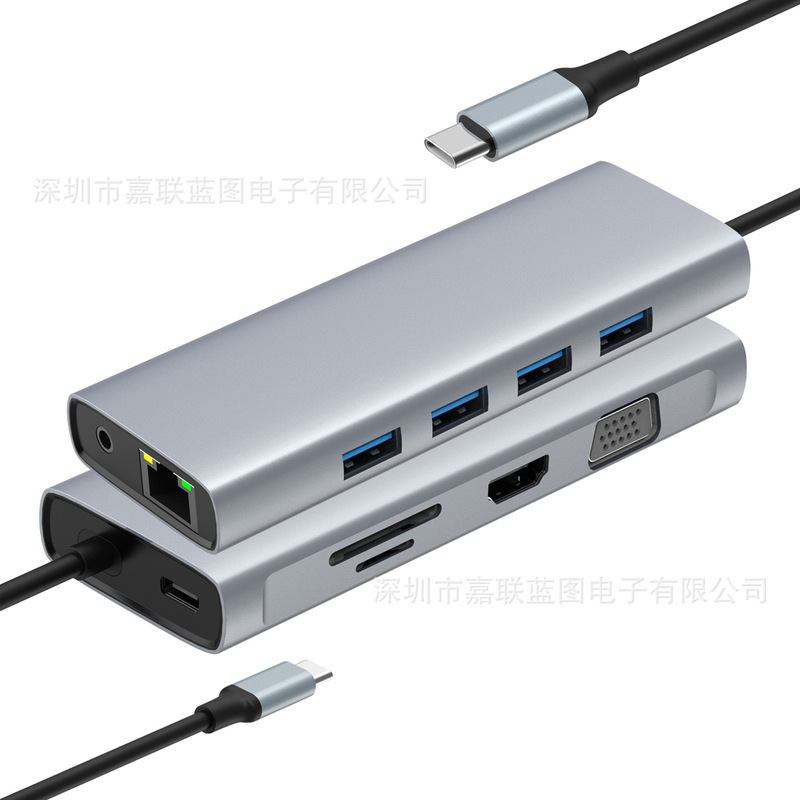 Expansion Dock Typec Expansion HDMI Projection Screen Conversion USB Splitter Hub Vga Network Port Docking Station Expansion Dock Typec Expansion HDMI Projection Screen Conversion USB Splitter Hub Vga Network Port Docking Station