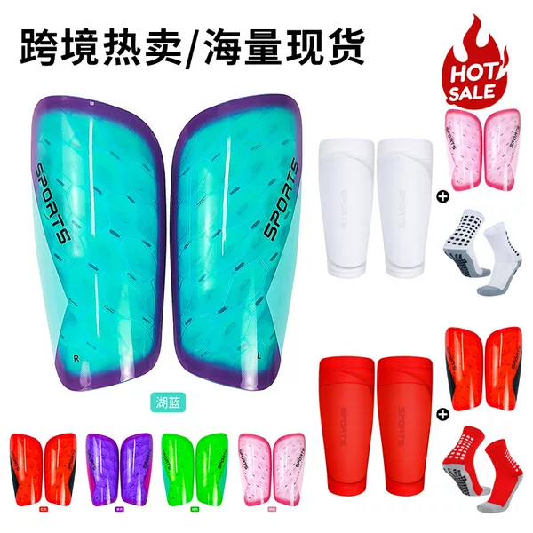 Cross-Border In-Stock Football Shin Guards, Football Socks, Shin Guard Fixing Sock Sets, Custom Football Training Socks