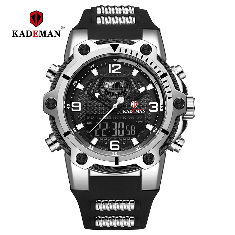 RSP KADEMAN Direct Supply Dual Display Men's Electronic Watch Quartz Watch Men's Watch Wrist Watch