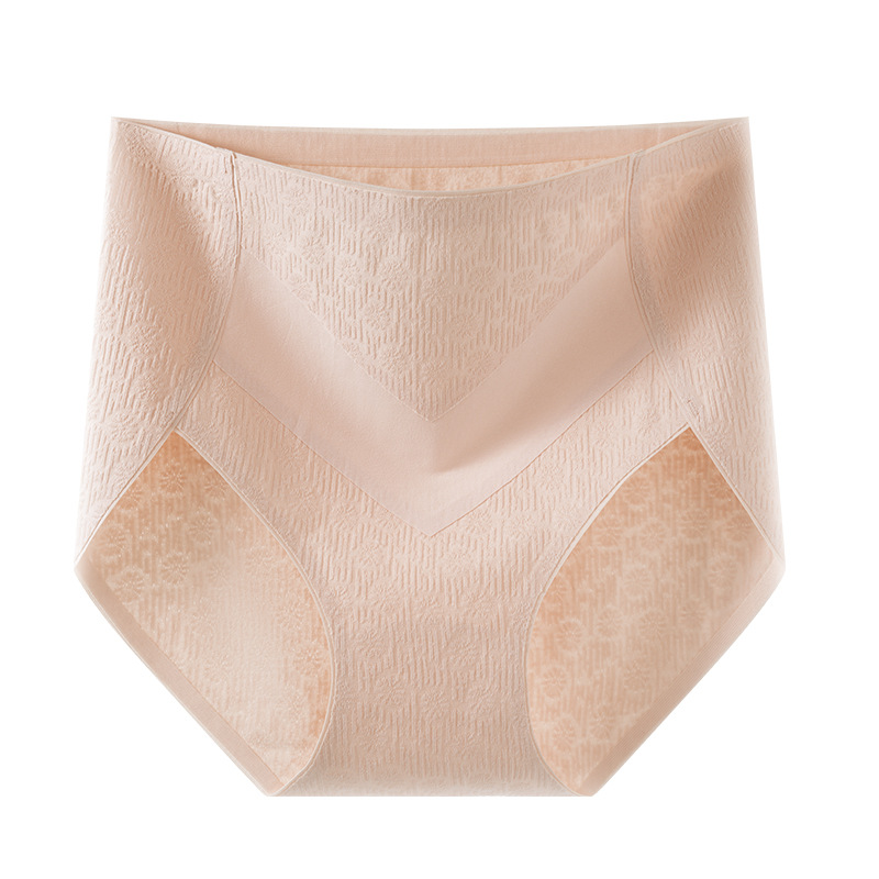 Niñas de algodón puro antibacteriano de cintura alta nueva cintura media-alta vientre entrepierna de algodón sin costuras calzoncillos de gran tamaño refrescantes
