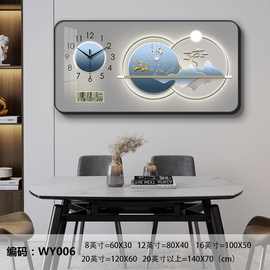 北欧麋鹿钟表挂钟客厅创意时尚万年历电子钟挂墙简约大气餐厅时钟