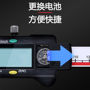 J8 Measuring Digital Depth Ruler 0 Digital Display Depth Ruler Single Hook 300mm Depth Caliper 20g3