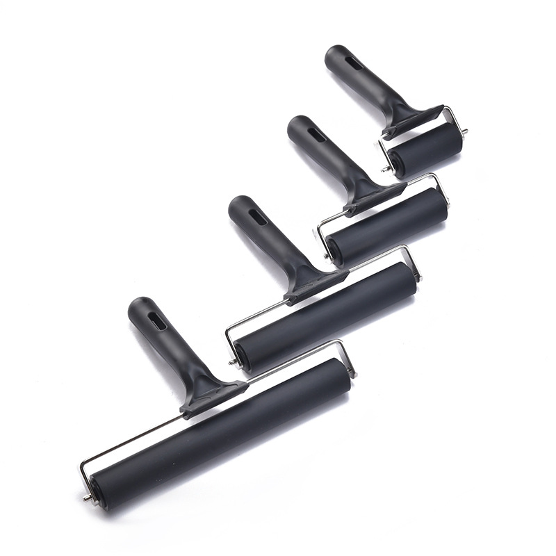 Rodillo de Impresión para Venta al por Mayor Transfronteriza, Rodillo de Goma de 6 cm de Ancho, Rodillo de Tinta de Impresión de Pintura de Látex de 10 cm de Ancho, Rodillo de Goma para Pigmentos