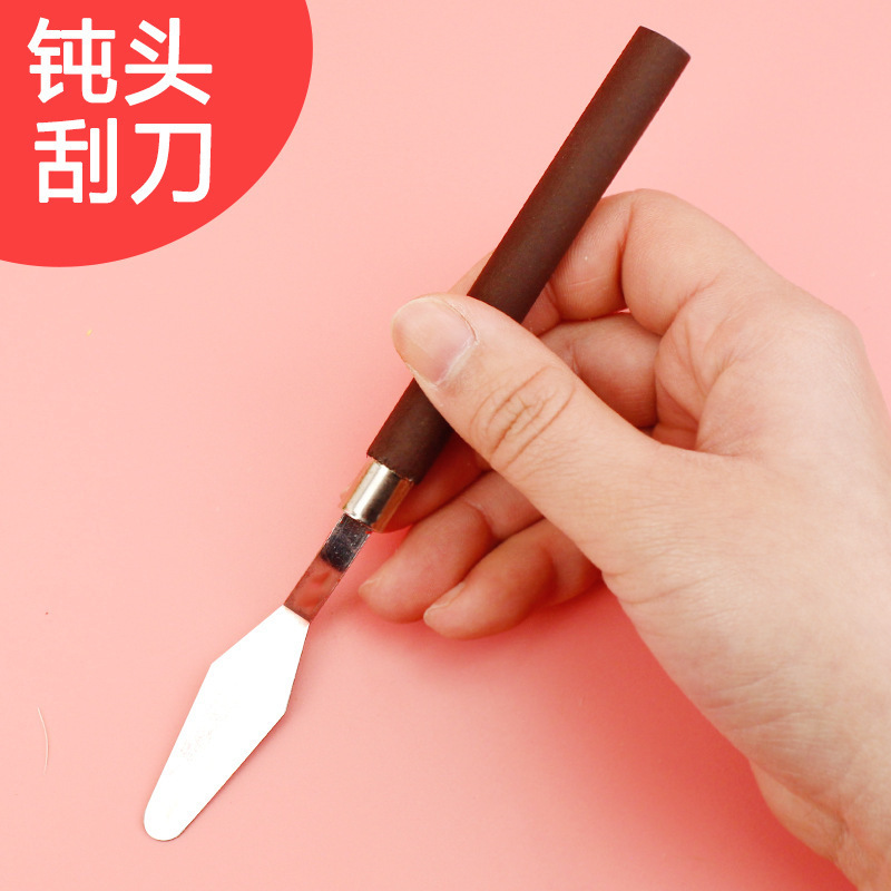 Juego de herramientas de pintura acrílica pintura de pared material de bricolaje pintado a mano cepillo de cubo esponja raspador de toalla juego completo de Bingeno