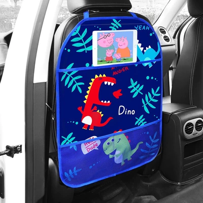 Chair back anti-kick pad Child Rear Seat Backrest Anti-Dirt - sn700-jurassic