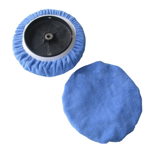 Microfiber car waxing cover coral velvet polishing cover waxing machine replacement cloth cover car wash beauty cleaning tools