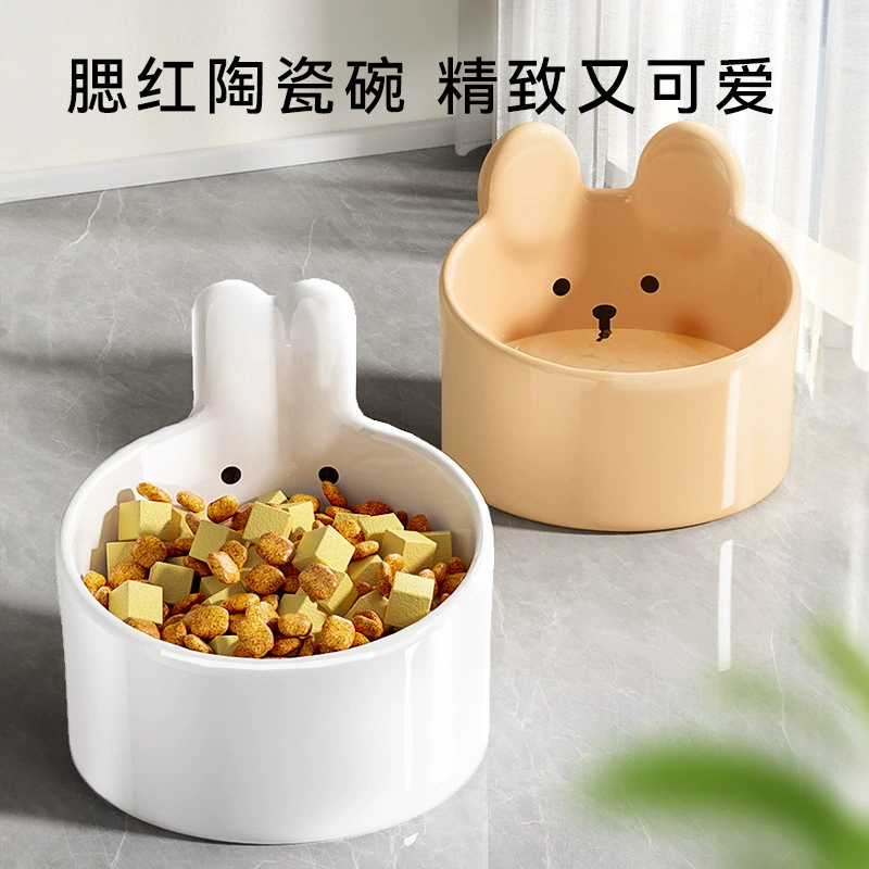 Медведь керамическая миска для кошек миска для собак Кошка для домашних животных