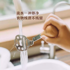 和風マッシュポテトマッシャー、ステンレス製エッグプレス、マッシュアーティファクト、家庭用ベビーフードサプリメントツール