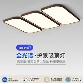 钢琴键客厅主灯全光谱护眼吸顶灯极简灯具现代简约造型灯智能语音