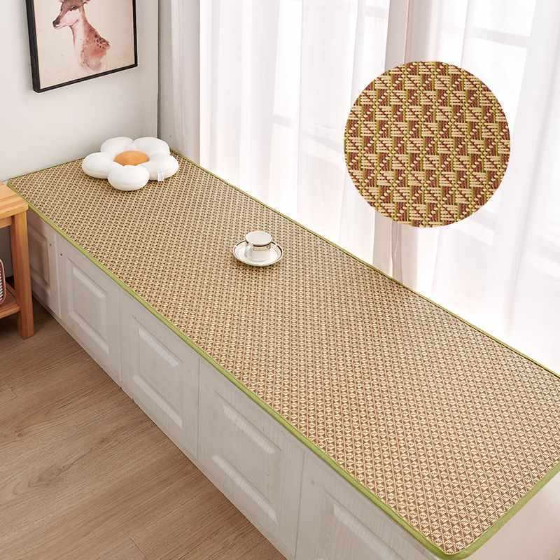 Balcón ventana flotante cojín de arroz se puede personalizar cojín de ventana flotante cojín de sillón de ventana cuatro estaciones engrosado nuevo dormitorio cojín de caña