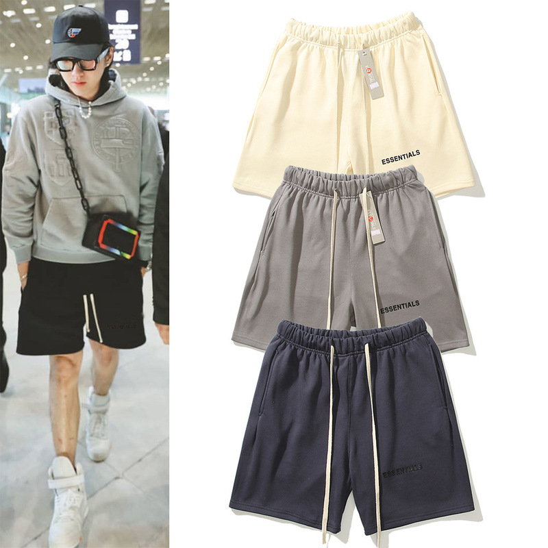 Foot Pants Trendy Brand Casual Simple Essentials High Street Sports Pants Men's and Women's Shorts Beach Pants Trendy