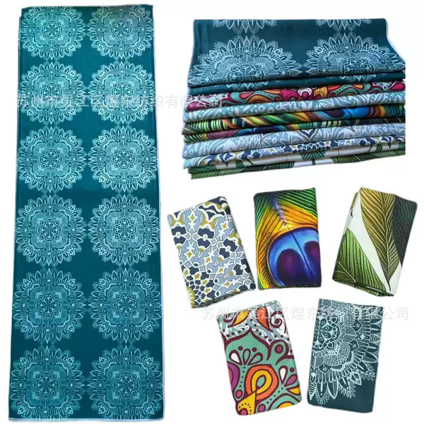 Cross-Border Double-Sided Velvet Sweat-Absorbent Anti-Slip Yoga Towel for Women's Sports Fitness Yoga Machine Washable Portable Quick-Drying Sanitary Printing