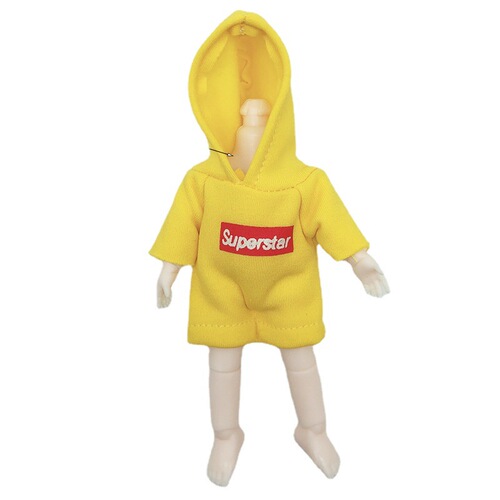 16cm 8 points bjd princess 6 inch dress up doll denim wedding dress ob11 clothes top shorts girl clothes