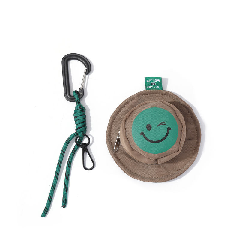 Unisex Smiley Face Polyester Zipper Coin Purses display picture 5