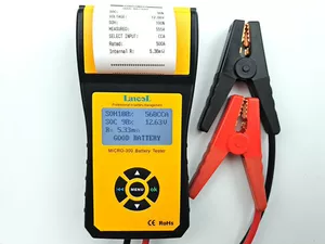 Printerli Micro-300 Rəqəmsal Avtomobil Analizatoru, 12V Avtomobil Akkumulyatoru Test Cihazı
