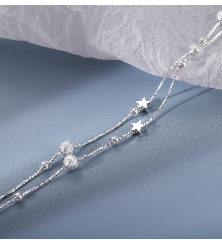 Elegant Star Sterling Silver Plating Bracelets display picture 6