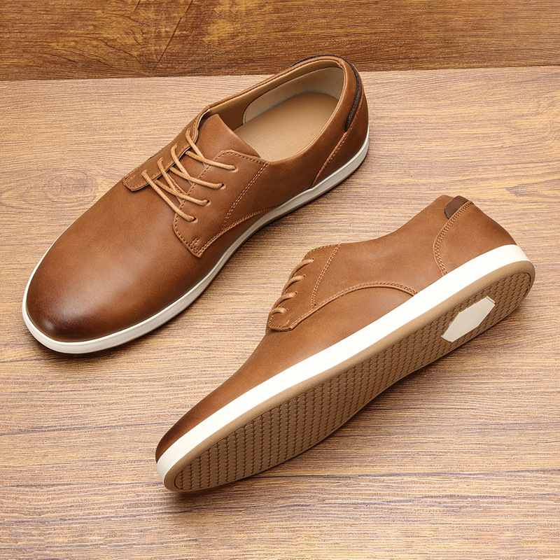 39-50 cross-border men's casual shoes foreign trade large size comfortable leather shoes