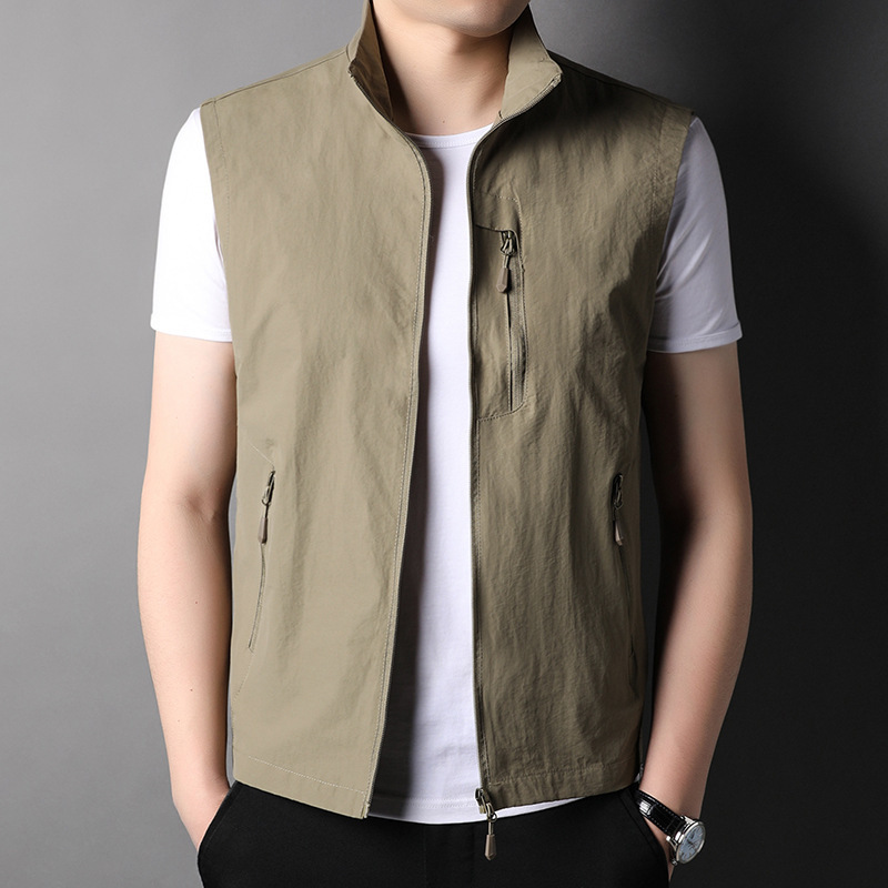 New Side Slit Pocket Hong Kong Style Loosening Casual in stock Not Hooded Youth Zipper Ordinary Jacket Wholesale