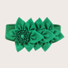 Elastic fashionable decorations, universal waist belt, dress, accessory, Korean style, flowered