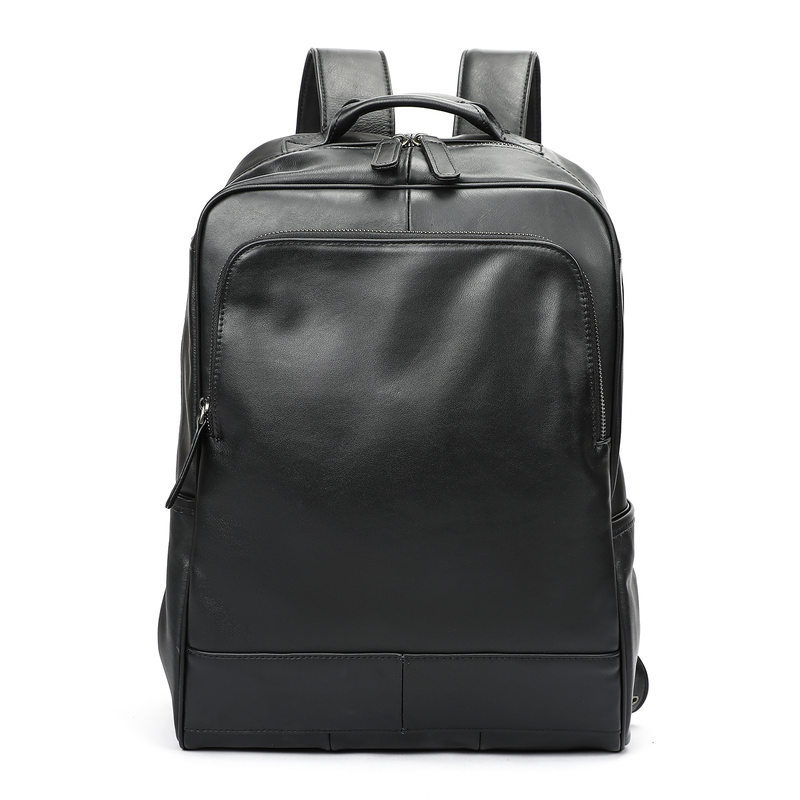 Ba lô nam da bò thật Marunte, balo du lịch đựng laptop 15 inch, phong cách công sở hiện đại — 2380 màu xám đậm, 2380 đen, màu đen