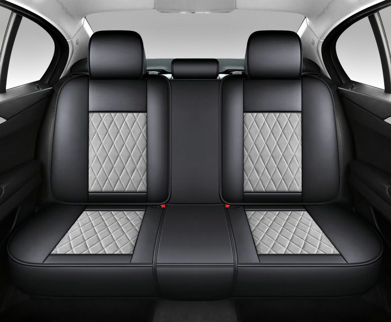 Cross-Border Foreign Trade Technology Fabric Car Seat Covers and Cushions, Universal for All Seasons, Full Surround Car Seat Covers and Cushions