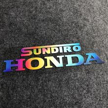 适用于HONDA新大洲sundiro本田摩托车油箱logo反光贴纸机车装饰贴