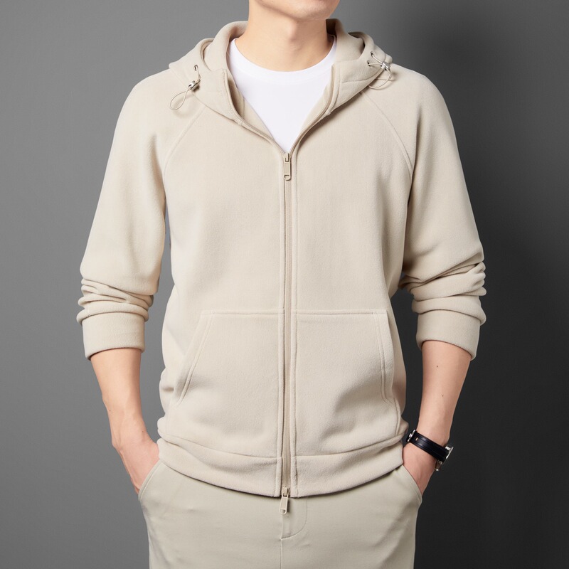 Street Couple Full Zipper Hooded Sweatshirt Cardigan Sweatshirt Sports Hooded Top Trendy Casual Jacket Jacket Men