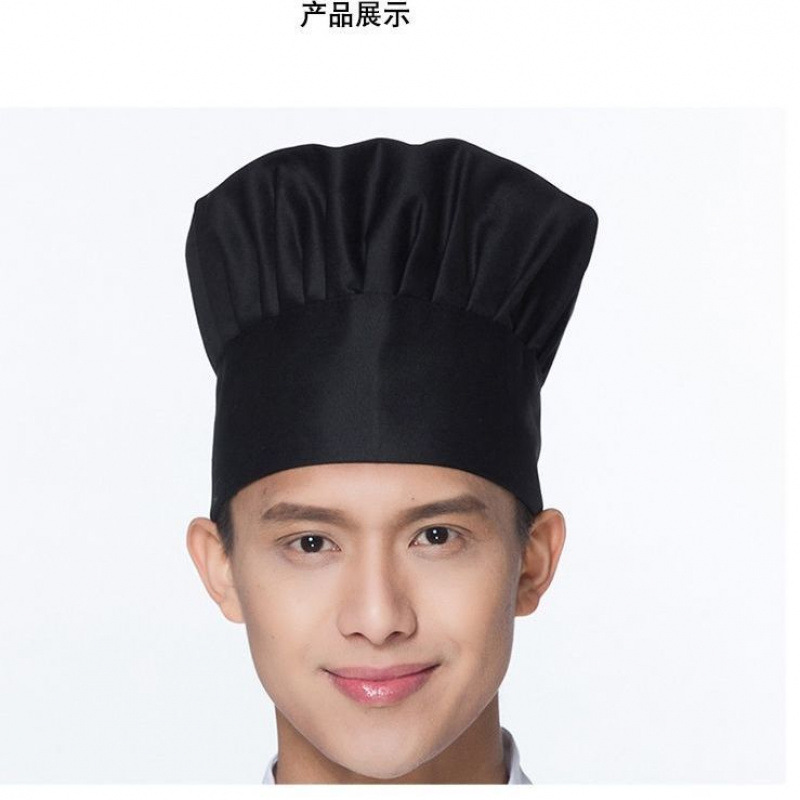Sombreros de chef, sombreros de chef, sombreros de cocina para hombres y mujeres, sombreros de comedor, sombreros de comida blanca, sombreros de hongos, sombreros de trabajo de chef