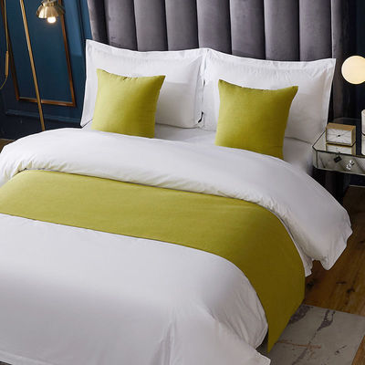 hotel hotel The bed Supplies Flax Fabric Simplicity hotel End of the bed towel Bed flag Bed covers factory wholesale