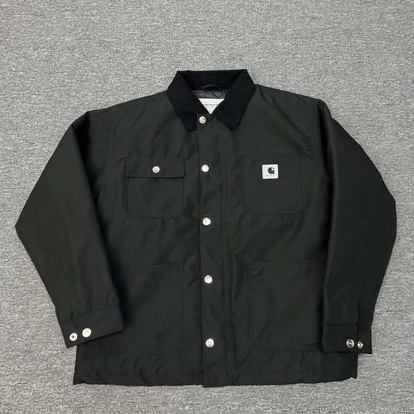 Heavyweight American Carhartt Workwear Canvas Motorcycle Coach Carhartt Jacket Cotton Coat Men's Casual Jacket with Lapel