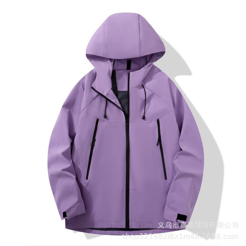 秋冬加绒三合一冲锋衣定制印logo企业工作服外套防水透气户外工服|undefined