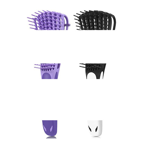 Amazon Green Plastic Europe and America Massage Essential Oil Octopus Comb Straight Hair TT Curling Hair Straight Hair Bone Comb 