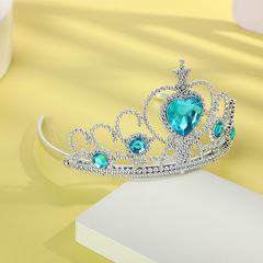Cross-border hot selling children's crown Elsa Princess tiara Frozen headband sweet temperament children's crown accessories
