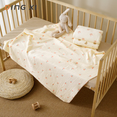 嬰兒浴巾紗布a類新生兒加厚全棉6層寶寶兒童純棉浴巾工廠批發代發