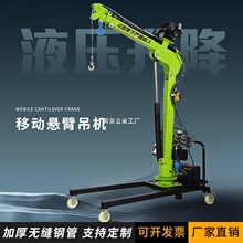 移动小吊机电动旋转液压升降12v24v工地小型搬运起重机微型吊机