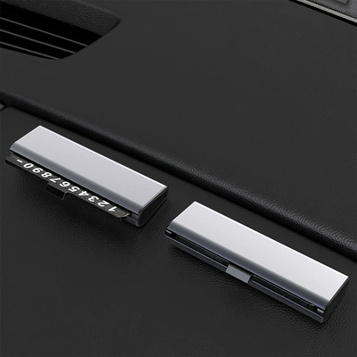 Nömrəli dayanma kartı Plate, High-end Alloy Car