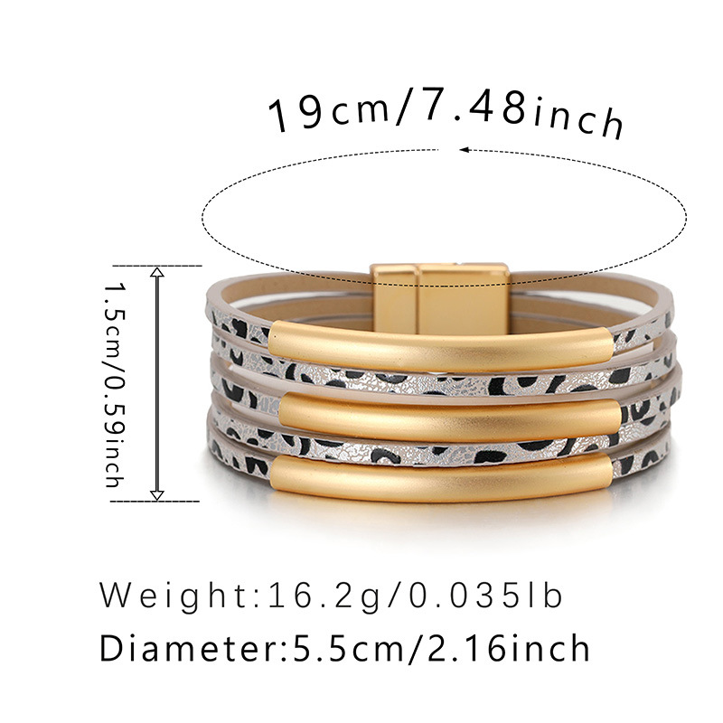 Bohemian Geometric Pu Leather Womenu0027S Bracelets