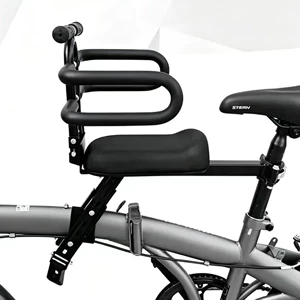 Qatlanan Velosiped və Elektrik Velosiped üçün Portativ Tez Buraxılan Ön Uşaq Oturacağı