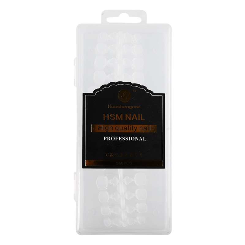 Use parche de uñas de pie esmerilado parche de uñas pasta completa transparente tallado-Herramienta de molienda de uñas falsas sin costuras ultrafino especial