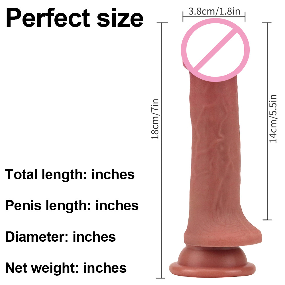 Dương Vật Giả Đóng Tường 18cm Không Rung Dương Vật Giả Đóng Tường 18cm Không Rung