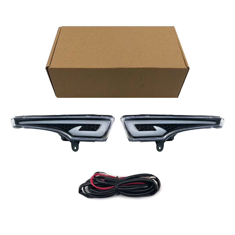 Nissan Daytime running lights for 2013-15 Nissan Teana (Gündüz işıqları) - dual-color-white-light-normally-yellow-flashing-turn-signal-left-and-right-set