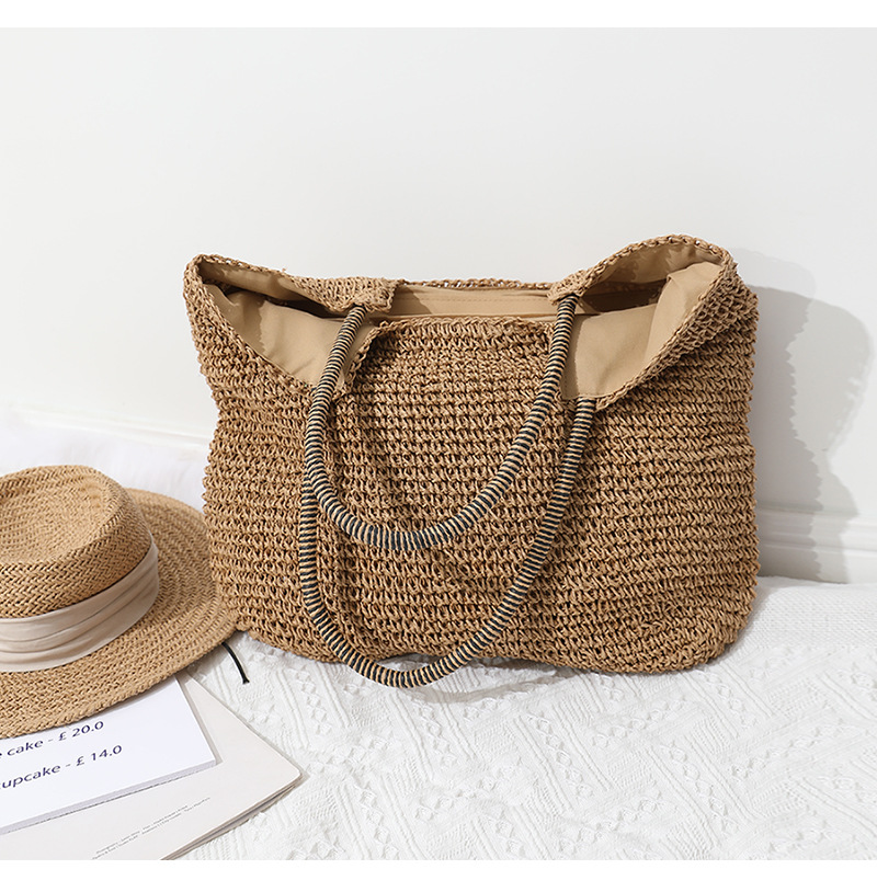 Women's Large Spring&summer Straw Fashion Straw Bag display picture 2