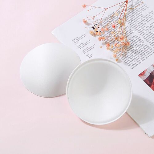 White chest pad inserts for women's thin sports bra sponge padded bra pads push-up bra swimsuit bra pads