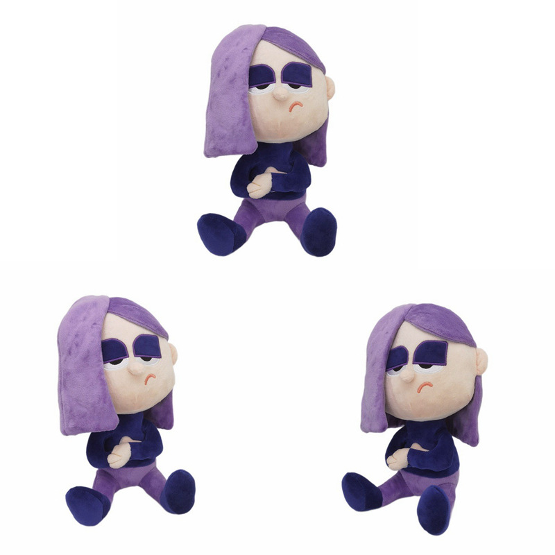 跨境新品Duolingo Lily毛绒玩具多邻国卡通公仔玩偶儿童节日娃娃