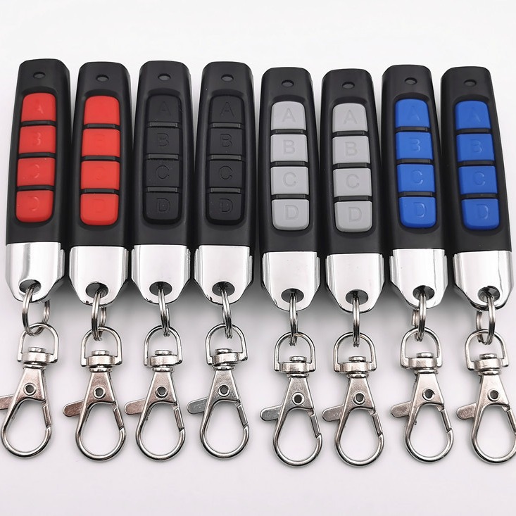 433M学习码/超强拷贝金属四键车库门/门禁通用对拷无线遥控器