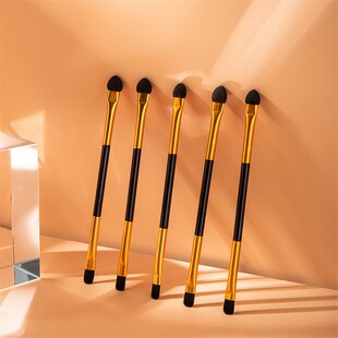 in stock supply double head makeup brush eye shadow stick eye shadow brush single beauty makeup brush single brush wholesale