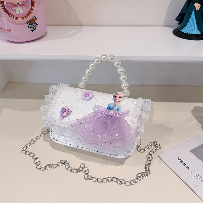 2025 verano nueva bolsa de hombro de viento de fragancia para mujeres espejo para niños extranjero bolsa de combinación Aisha pequeña princesa bolsa de mochila