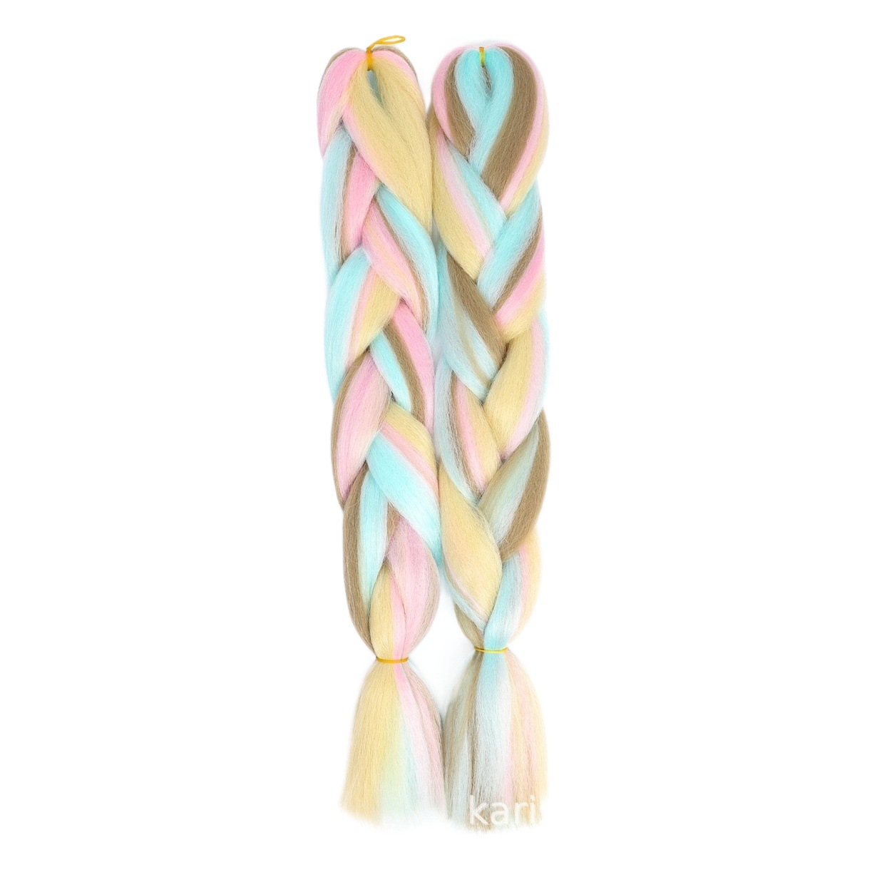 Color a juego Gran trenza de alta temperatura de seda química peluca trenzas extensiones de pelo Color trenzado nuevo color